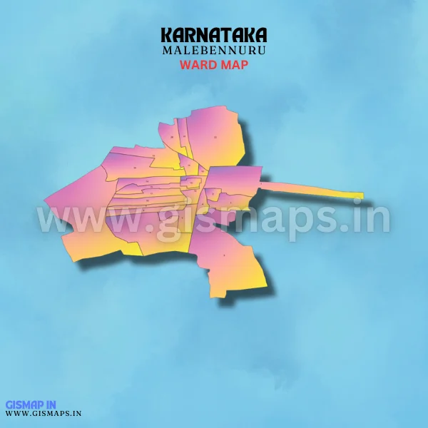 Malebennuru Ward Map (Karnataka)